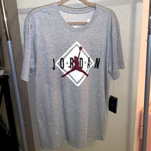 Air Jordan Dry Fit Gray Shirt Size Large